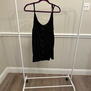 Torrid Size 3 (22/24) Black Button-Front Camisole